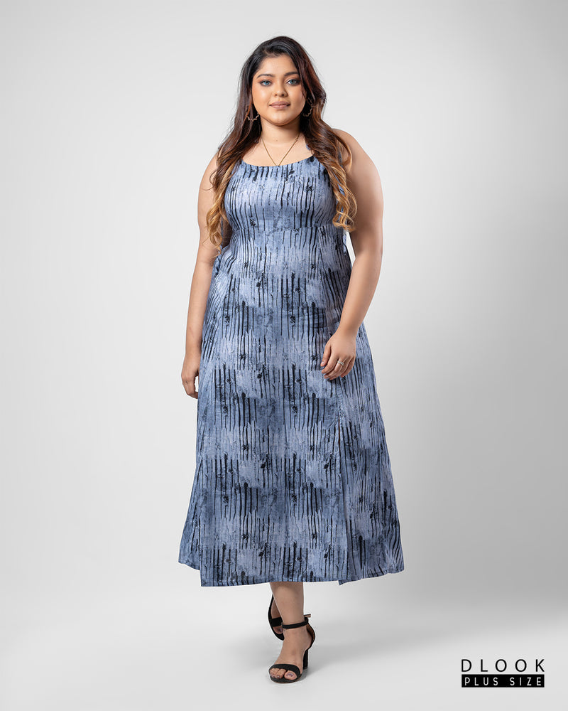 SUMMER MAXI DRESS - BLUE