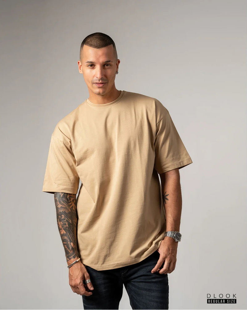 UNISEX OVERSIZED TSHIRT - KHAKI