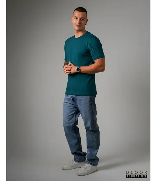 MEN'S CREW NECK TSHIRT - DARK GREEN