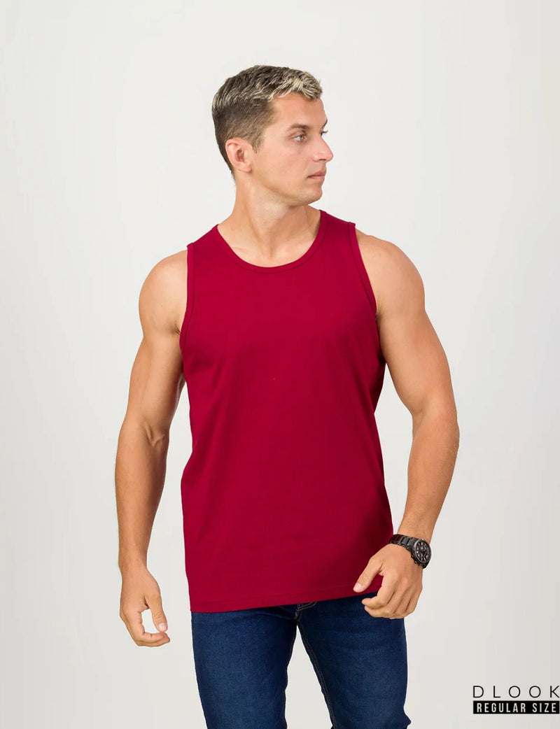 MEN'S TANK TOP - MAROON