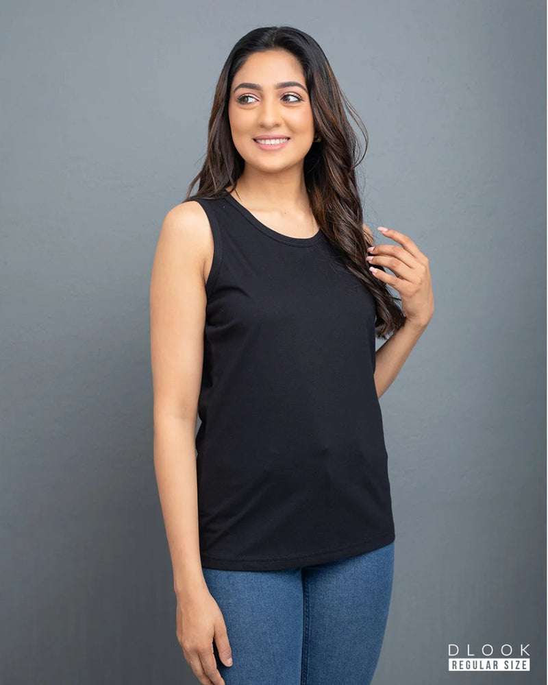 WOMEN'S TANK TOP - BLACK