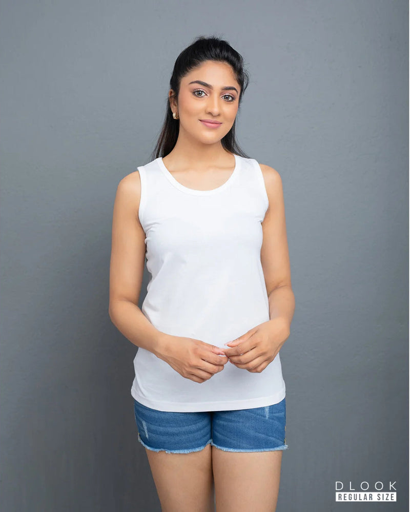 WOMEN'S TANK TOP - WHITE