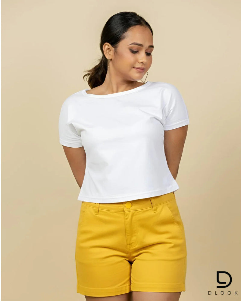 WOMEN'S SHORT - YELLOW