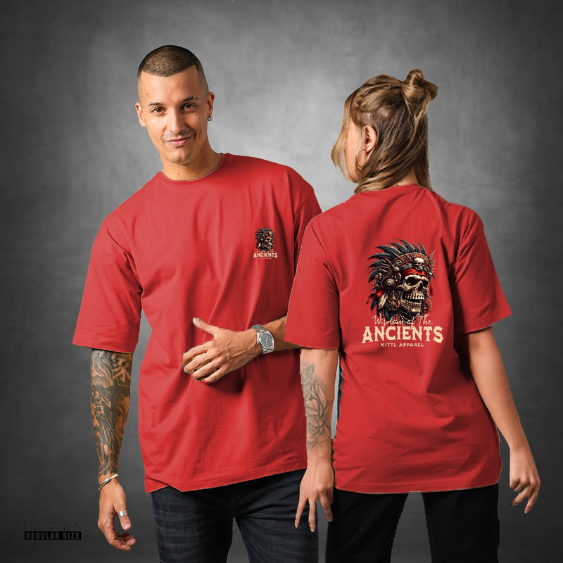 GRAPHIC UNISEX OVERSIZED TSHIRT - ORANGE