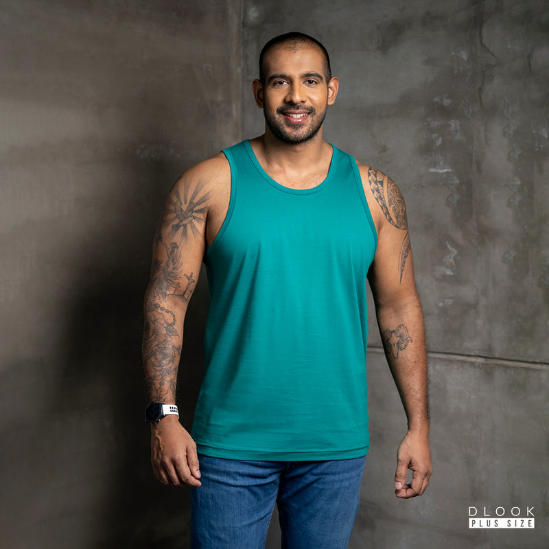 MEN'S TANK TOP-GREEN