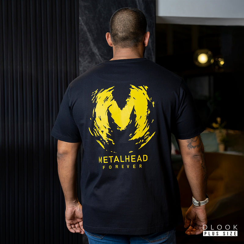 MEN'S GRAPHIC T SHIRT-BLACK