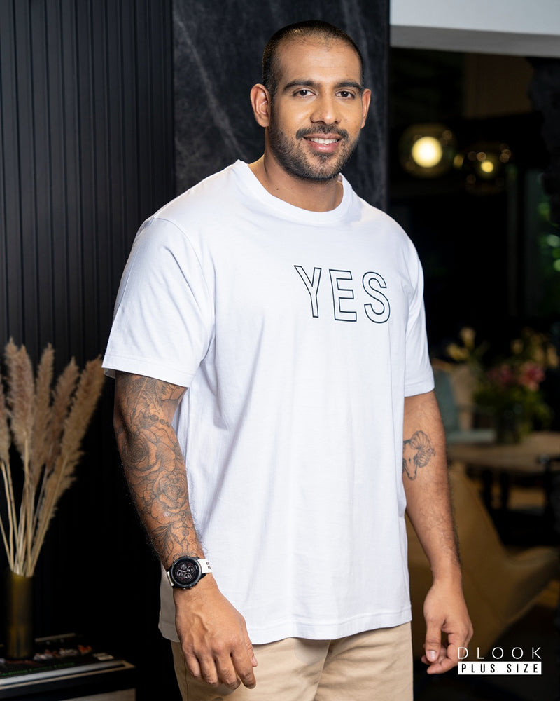 MEN'S GRAPHIC T SHIRT-WHITE