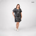 EVERYDAY TROPICAL PLUS SIZE DRESS-GREEN