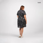 EVERYDAY TROPICAL PLUS SIZE DRESS-GREEN