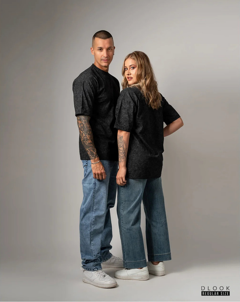 UNISEX OVERSIZED TSHIRT - BLACK