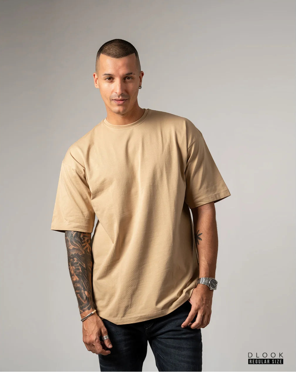 UNISEX OVERSIZED TSHIRT - KHAKI