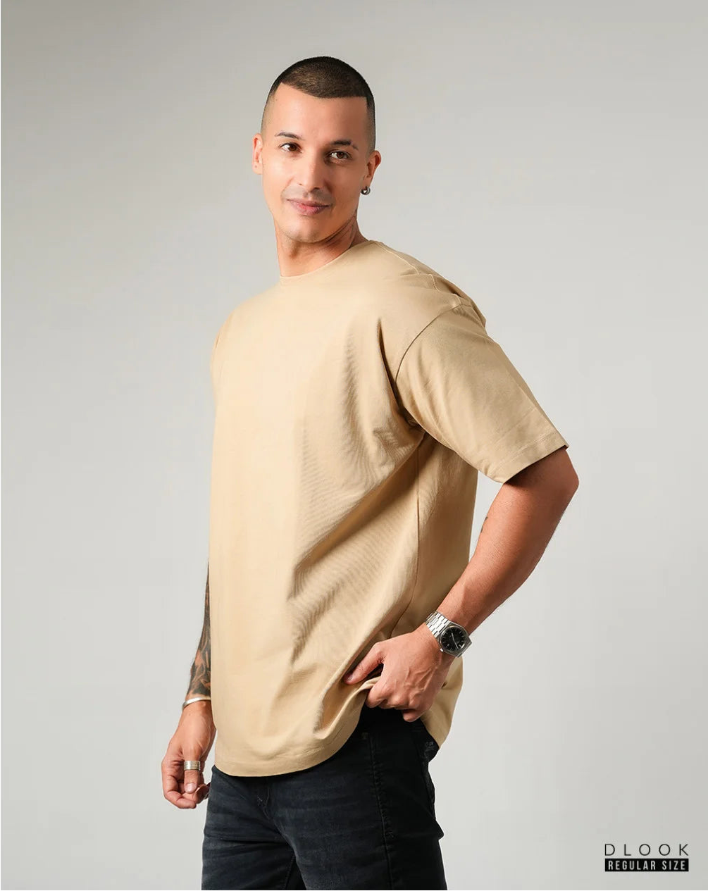 UNISEX OVERSIZED TSHIRT - KHAKI