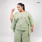 FLORAL BREEZE CO-ORD SET - GREEN
