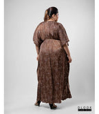 PRINTED KAFTAN MAXI DRESS