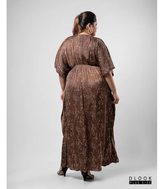 PRINTED KAFTAN MAXI DRESS