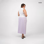 THE CLASSIC SPLIT SKIRT - PURPLE
