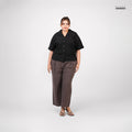 SOFT PLEAT PANT - DARK GREY