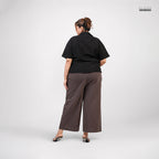 SOFT PLEAT PANT - DARK GREY