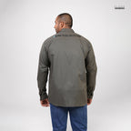 MEN'S LONG SLEEVE PRINTED SHIRT- ARMY GREEN
