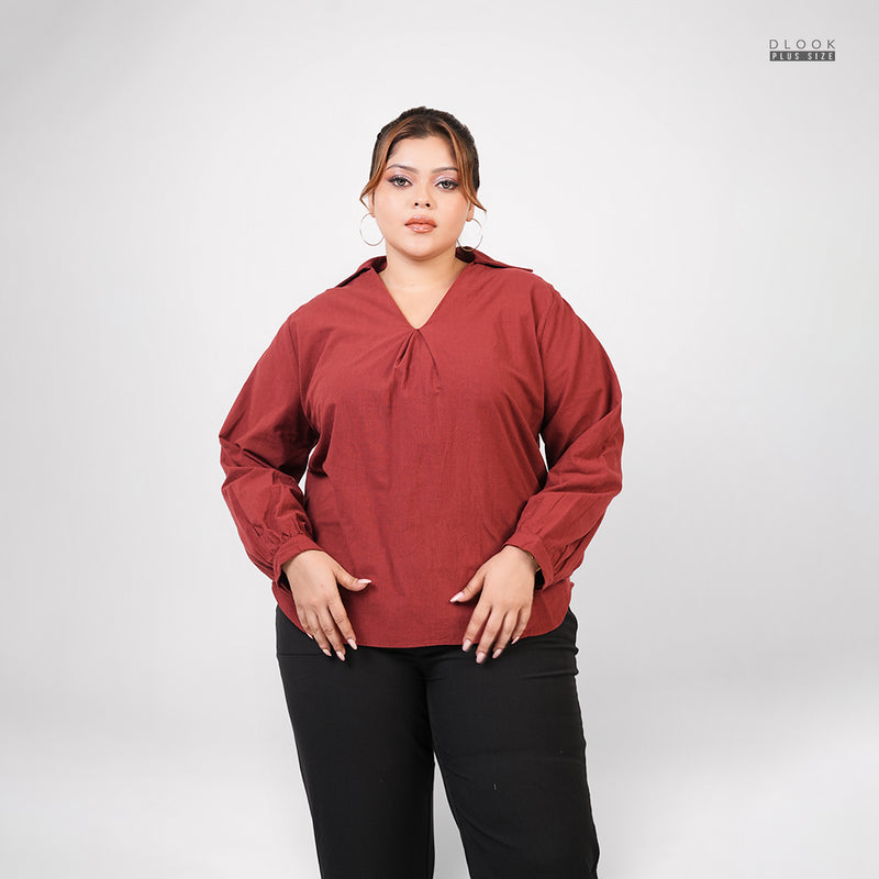 MODERN FLOW TOP - RED