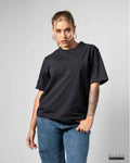 WOMEN'S CREW NECK TSHIRT - BLACK