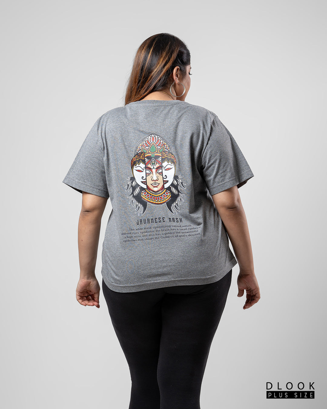 WOMEN'S GRAPHIC T SHIRT-ASH