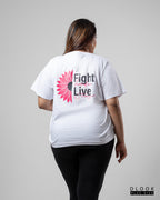 WOMEN'S GRAPHIC T SHIRT-WHITE