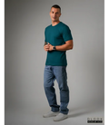 MEN'S CREW NECK TSHIRT - DARK GREEN