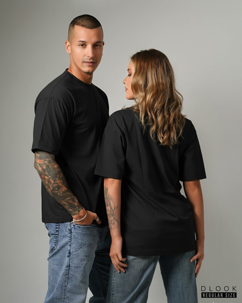 UNISEX OVERSIZED TSHIRT - BLACK
