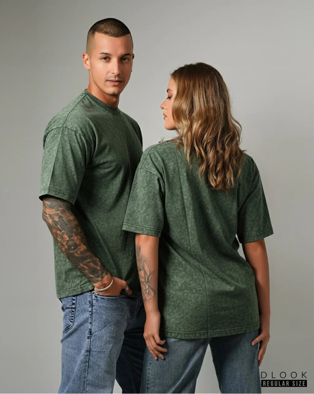 UNISEX OVERSIZED TSHIRT - GREEN