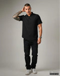 MEN'S SHORT SLEEVE SHIRT - BLACK