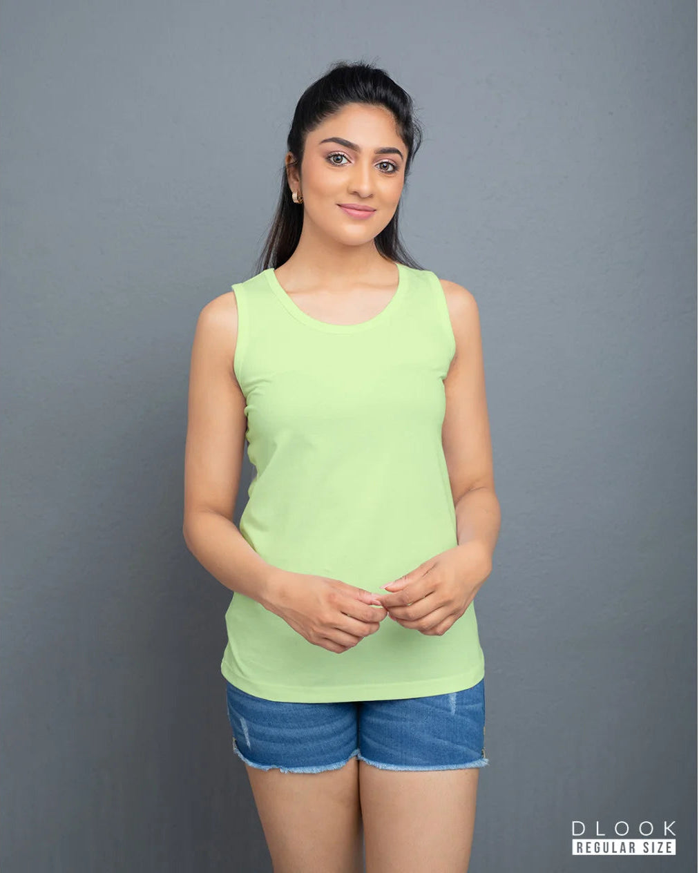 WOMEN'S TANK TOP - LIGHT GREEN