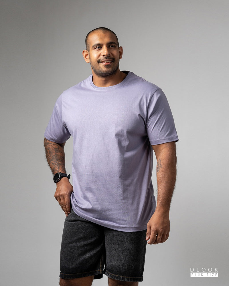 MEN'S CREW T SHIRT PURPLE