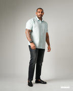 MEN'S SHORT SLEEVE SHIRT- LIGHT BLUE