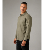 MEN'S LONG SLEEVE SHIRT - ARMY GREEN