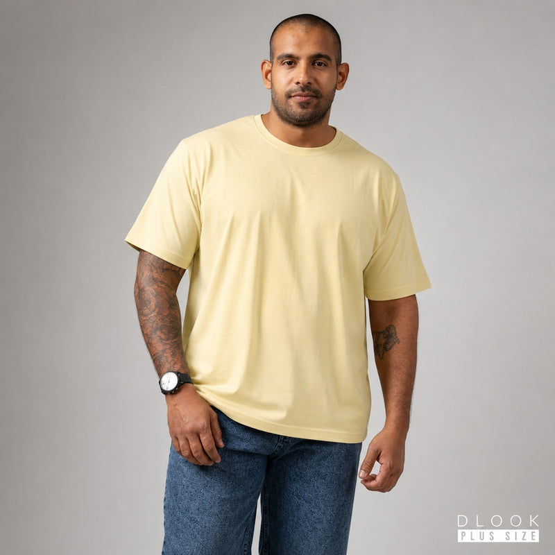 MEN'S CREW NECK TSHIRT CREAM
