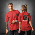 GRAPHIC UNISEX OVERSIZED TSHIRT - ORANGE