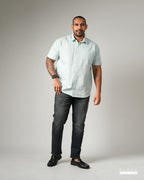 MEN'S SHORT SLEEVE SHIRT- LIGHT BLUE