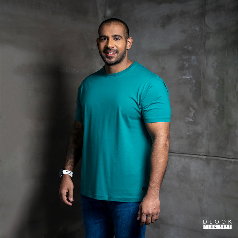 MEN'S CREW NECK TSHIRT DARK GREEN