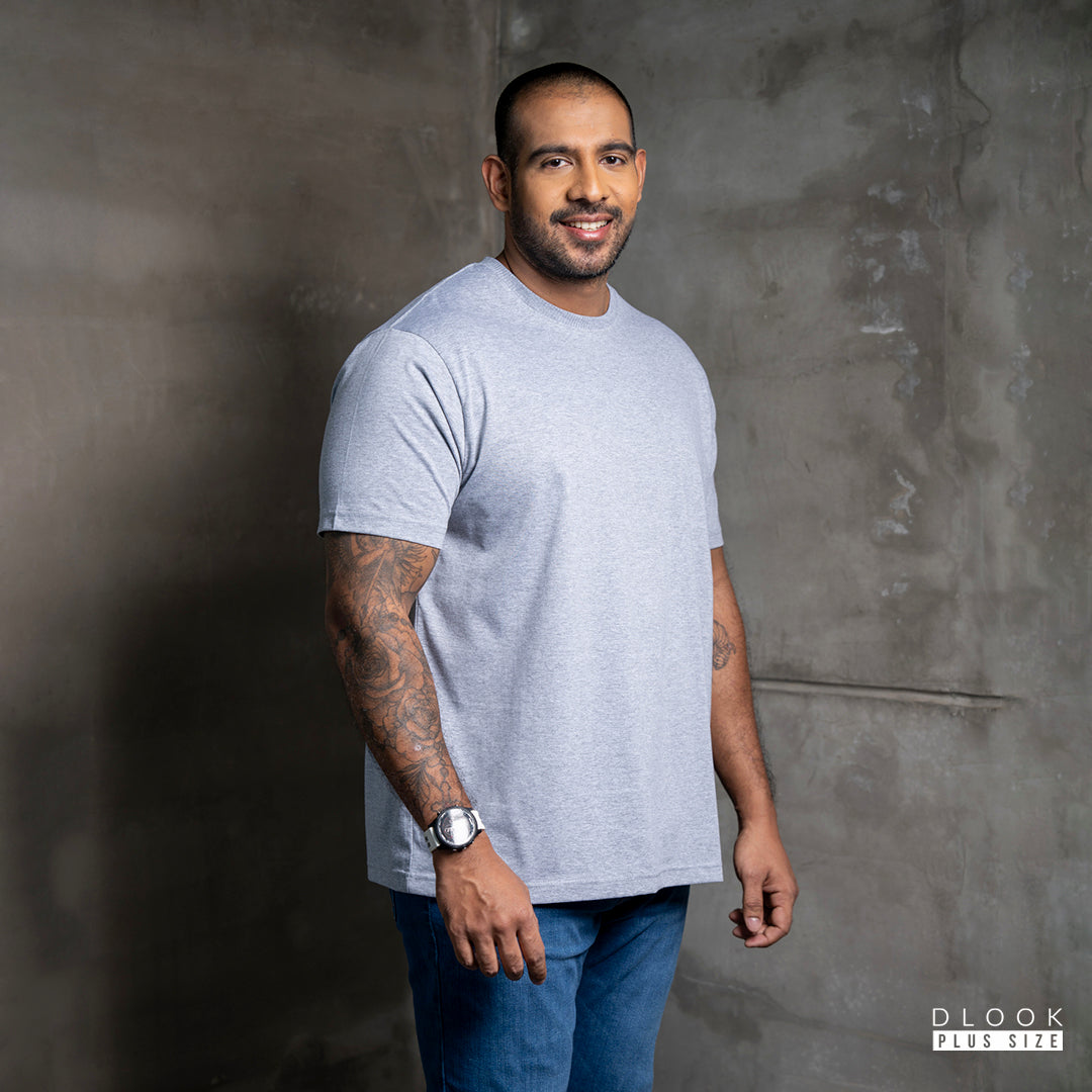 MEN'S CREW NECK TSHIRT GREY