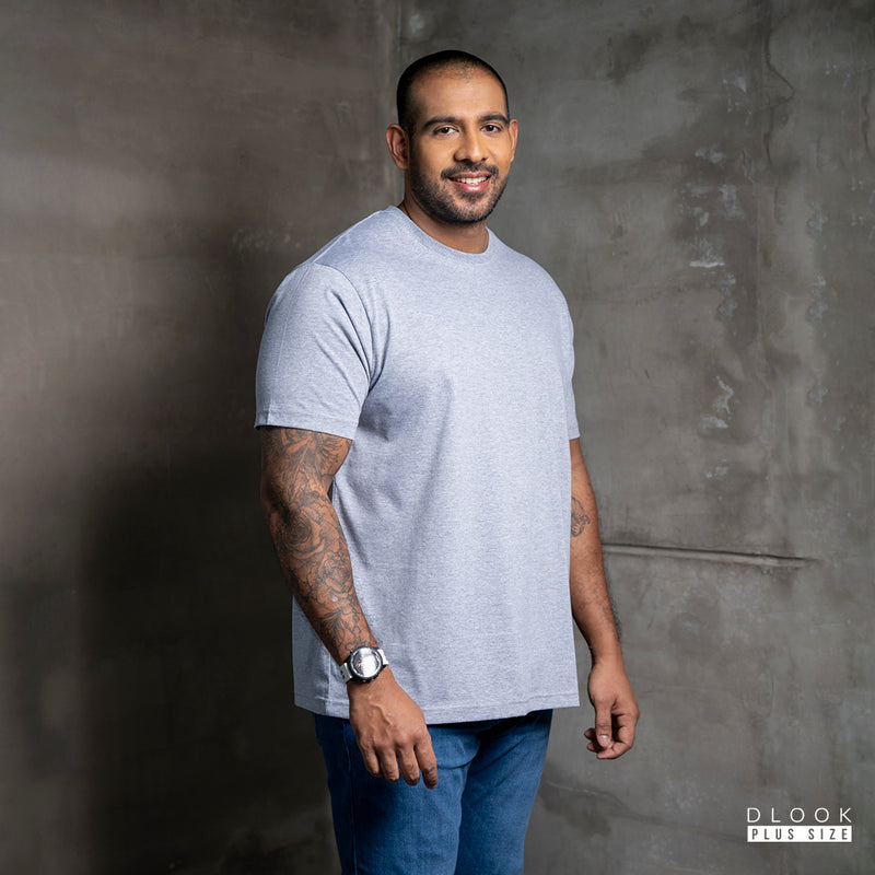 MEN'S CREW NECK TSHIRT GREY