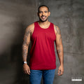 MEN'S TANK TOP-MAROON