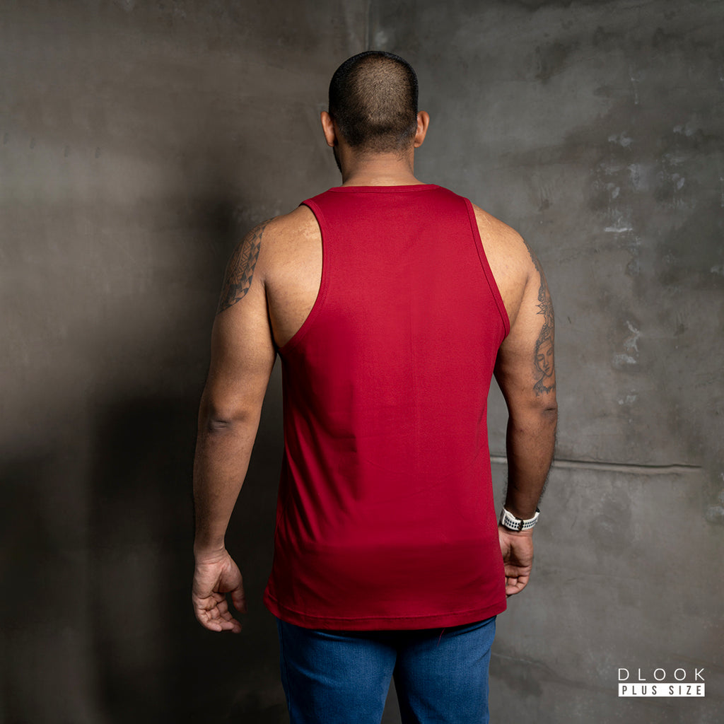 MEN'S TANK TOP-MAROON