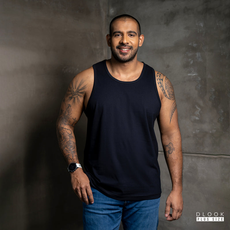 MEN'S TANK TOP- BLACK