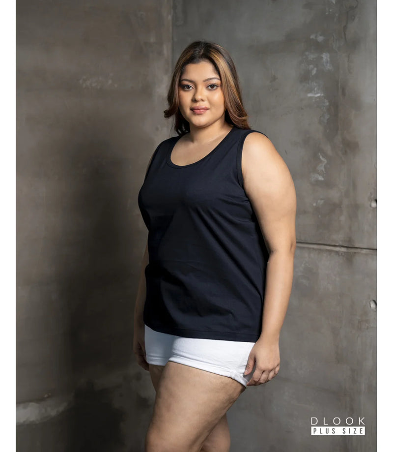 WOMEN'S TANK TOP-BLACK