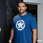 MEN'S GRAPHIC T SHIRT-BLUE