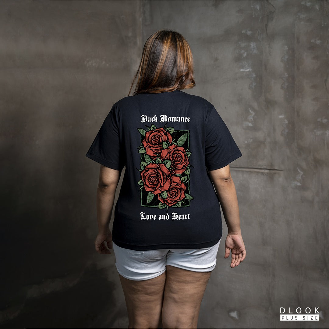WOMEN'S GRAPHIC T SHIRT-BLACK