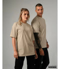 UNISEX OVERSIZED TSHIRT - DARK BEIGE