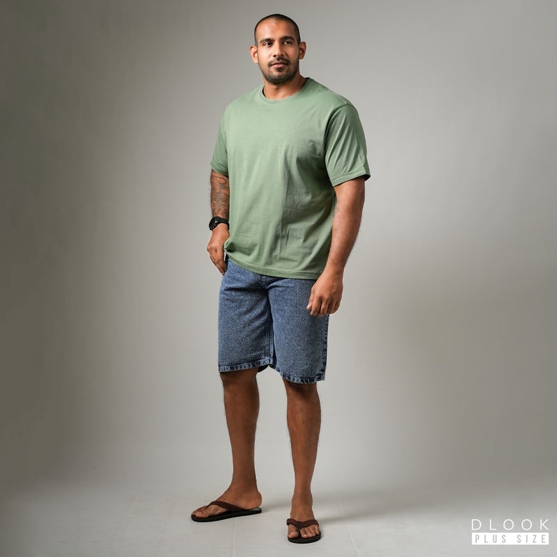 MEN'S CREW NECK TSHIRT LIGHT GREEN