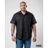 Shot Sleeve Cotton Shirt - Black